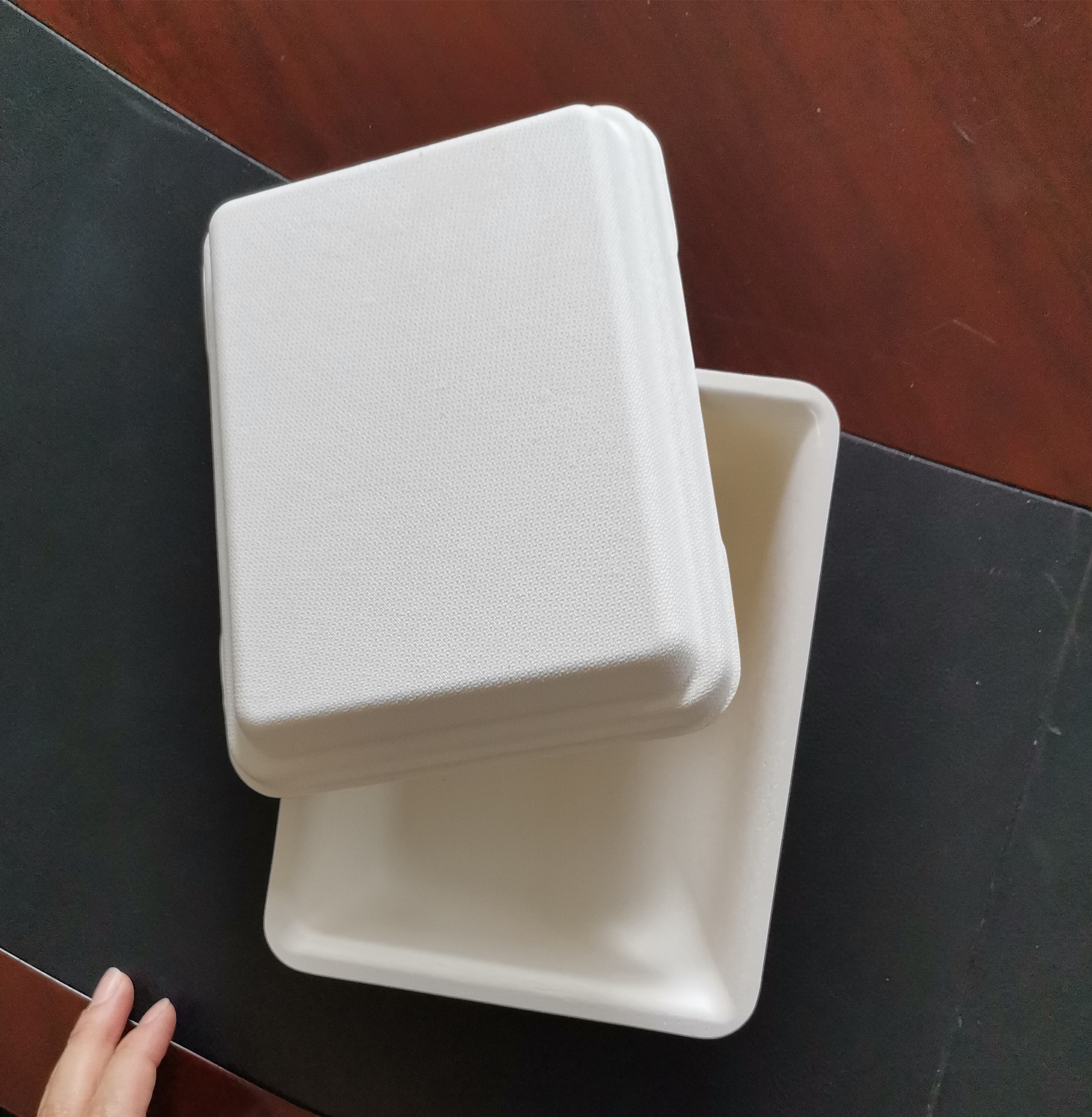 Square food box and lid